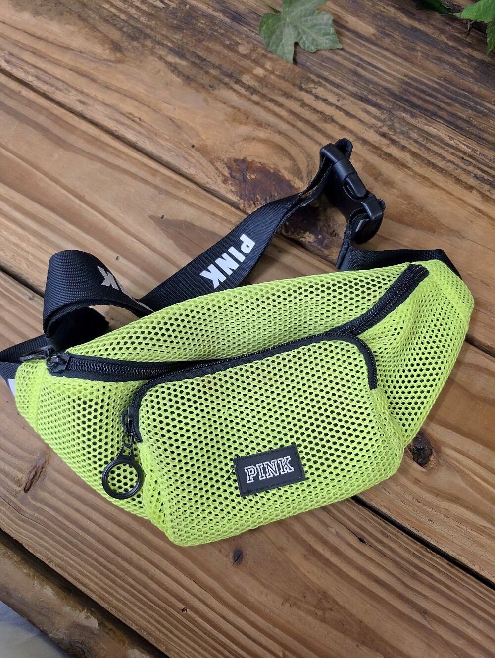 Pink Victoria’s Secret NEON green Fanny Pack Belt Bag